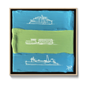 Ships and Trains | Original Artwork